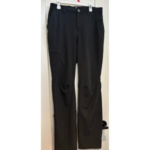 REI Co-op Sahara Guide‎ Pants Womens 6 Black roll up Leg Hiking Cargo Outdoor